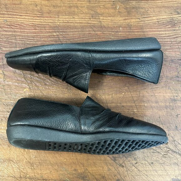 THE FLEXX Black Leather Draper Loafer 38 - Picture 7 of 12